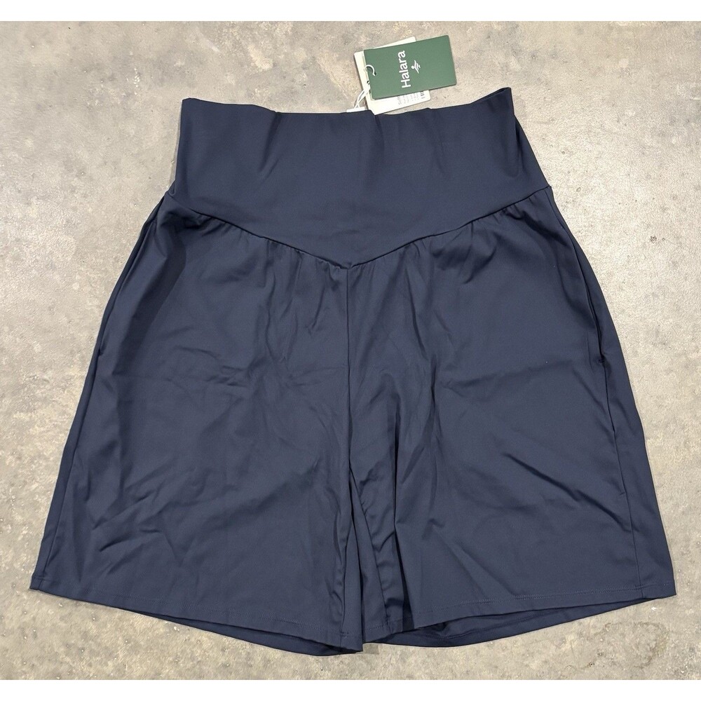 Halara SoftlyZero Airy Super High Waisted Cool Touch Yoga Shorts XL Pockets NWT